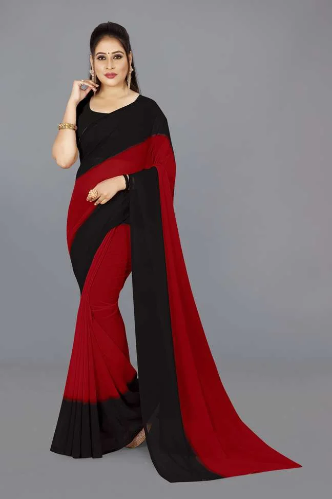 Daily Wear Georgette SareeDaily Wear Georgette Saree