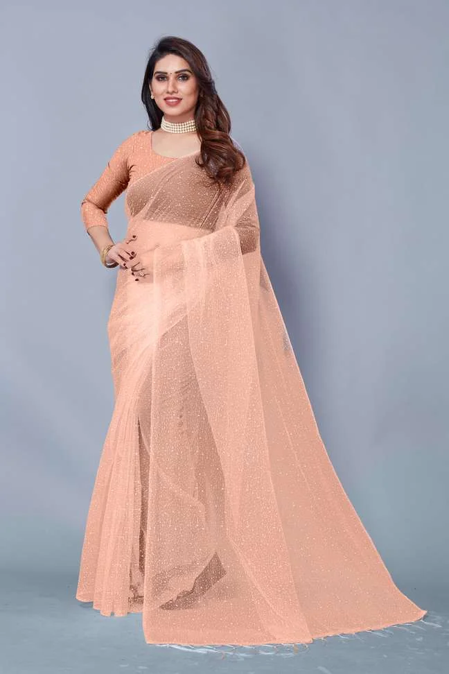 Self Design Daily Wear Net Saree