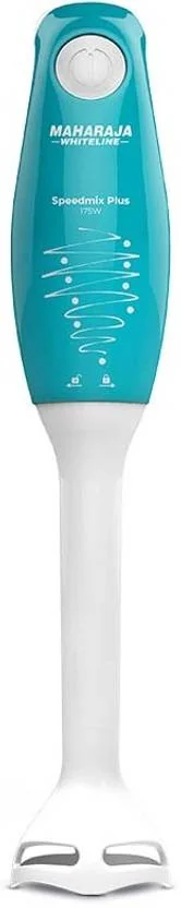 MAHARAJA WHITELINE 175 W Turquoise Blue & White Hand Blender  (HB-146)
