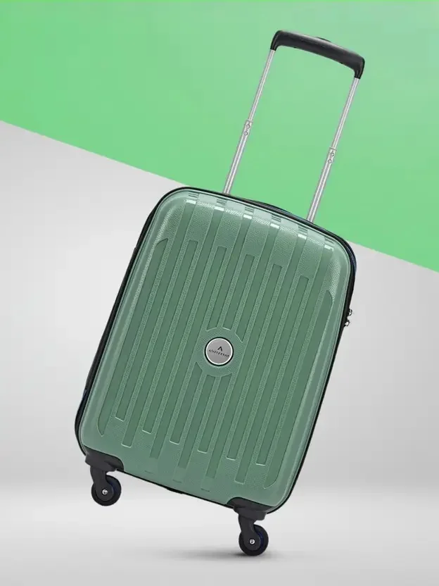 ARISTOCRAT  Small Cabin Suitcase (53 cm) 4 Wheels - Armstrong 53 - Trolley Bag - Green, Black
