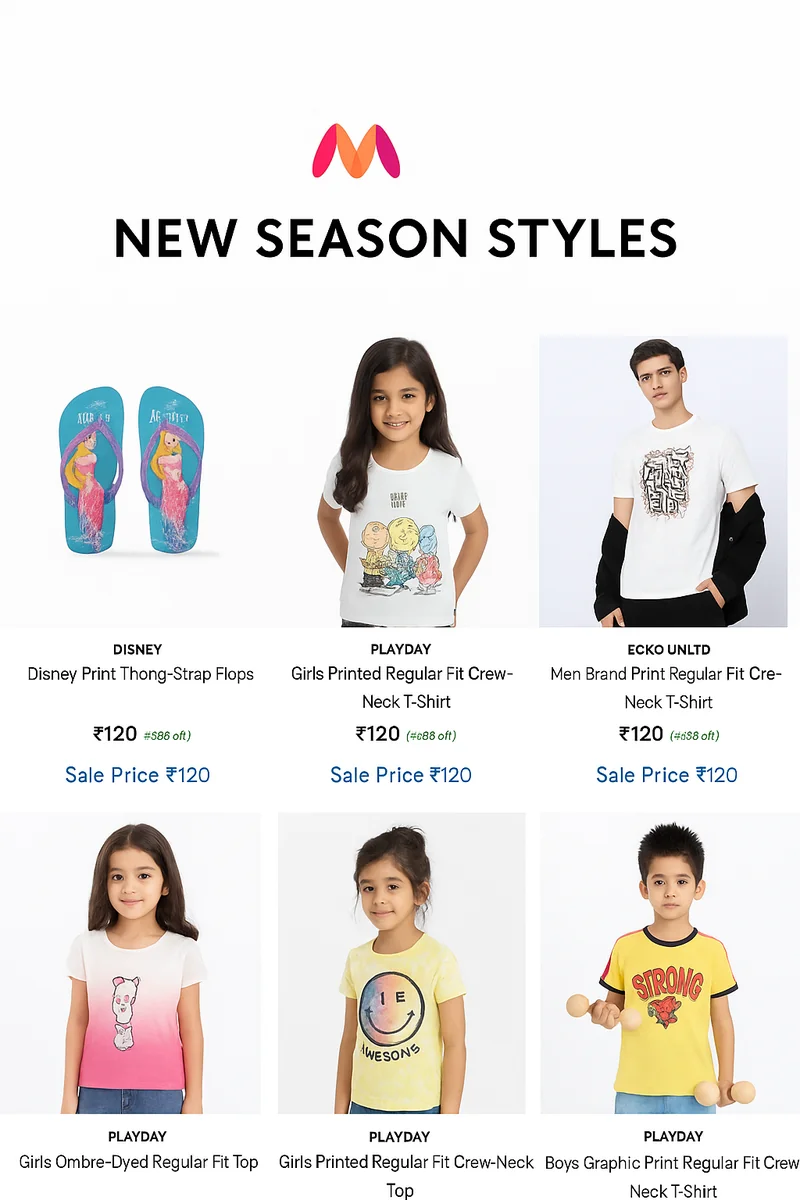 Ajio's New Season Styles 70% OFF