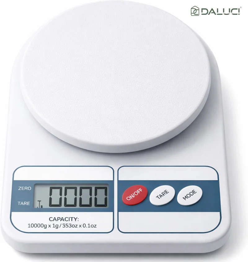 DALUCI Digital Kitchen Weighing Scale Food Weight Machine High Accuracy 10kg Weighing Scale