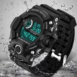 F-TM533 Multi-Function Automatic Waterproof Digital watch for Men Digital Watch - For Boys