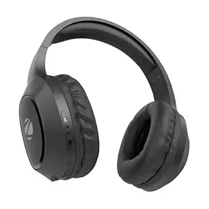 ZEBRONICS Thunder NEO, Wireless Over Ear Headphone, Upto 60 Hours Backup, Gaming Mode, Dual Pairing, Rapid Charge, BT v5.4, AUX, 3 EQ Modes, ENC for Callling, Voice Assistant, Deep Bass (Black)