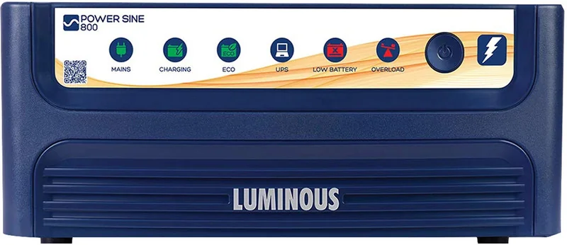 LUMINOUS power sine 800/12v-230v, 50hz with 2 Year Warranty Pure Sine Wave Inverter