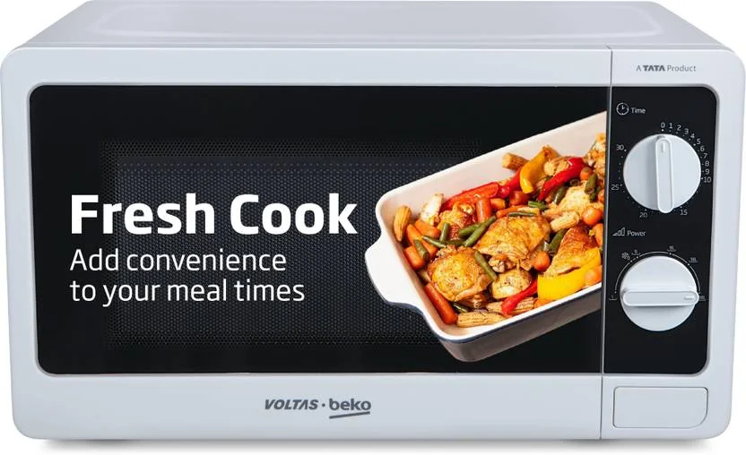 Voltas Beko 20 L 700 W Smart Solo Microwave Oven  (MS20MPW10, White)
