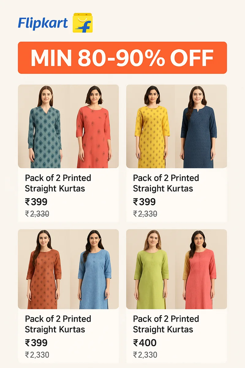 Kurta Duos Pack “2 for ₹399”