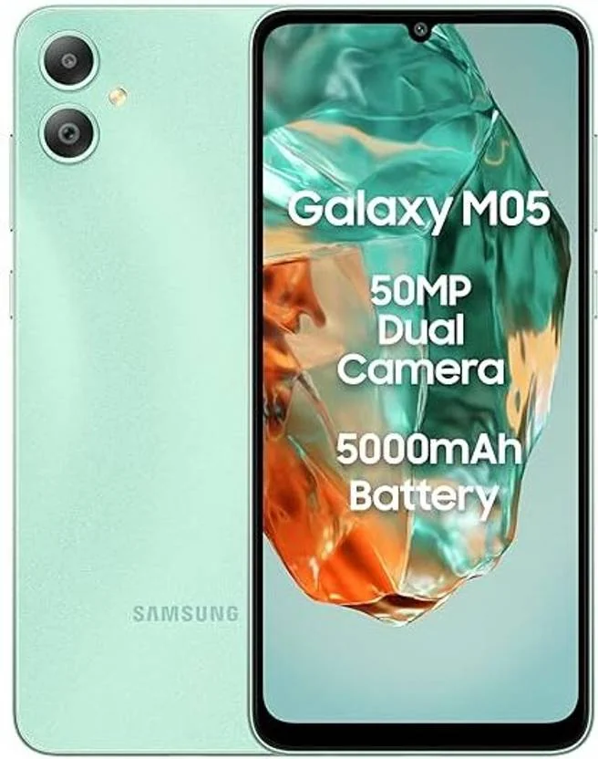 Samsung M05 (Mint Green, 64 GB)  (4 GB RAM)