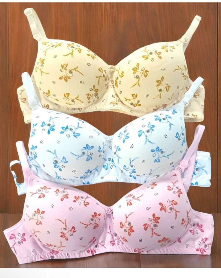 CALCADOS Combo pack of 3 Women Push-up Lightly Padded Bra - Buy CALCADOS Combo pack of 3 Women Push-up Lightly Padded Bra Online at Best Prices in India | Shopsy.in