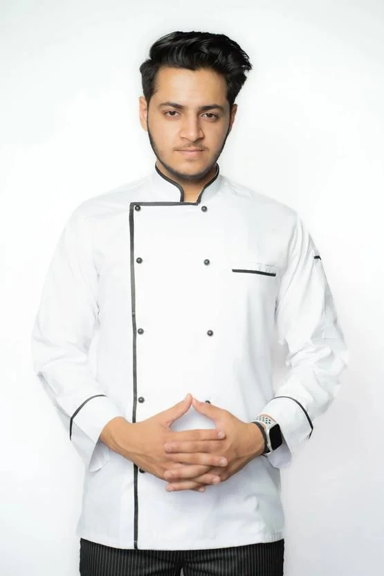 UNIQFORM Polyester Chef's Apron - Medium  (White, Single Piece)
