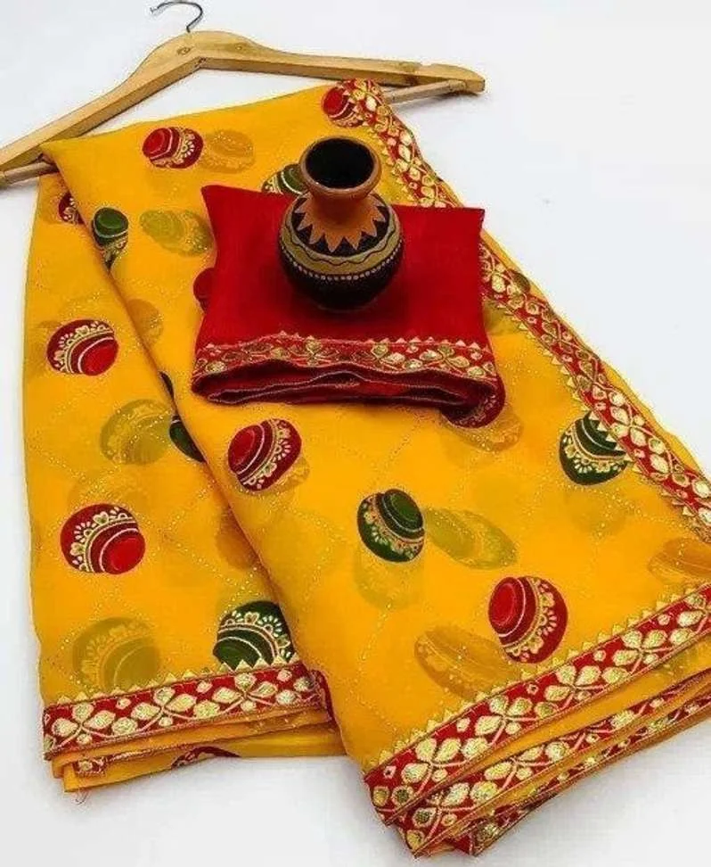 Bollywood Georgette SareeBollywood Georgette Saree
