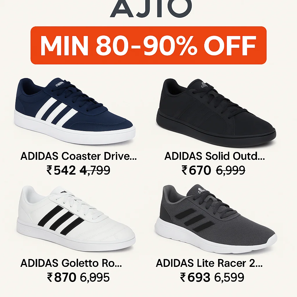 Adidas Casual Shoes Upto 60% Off