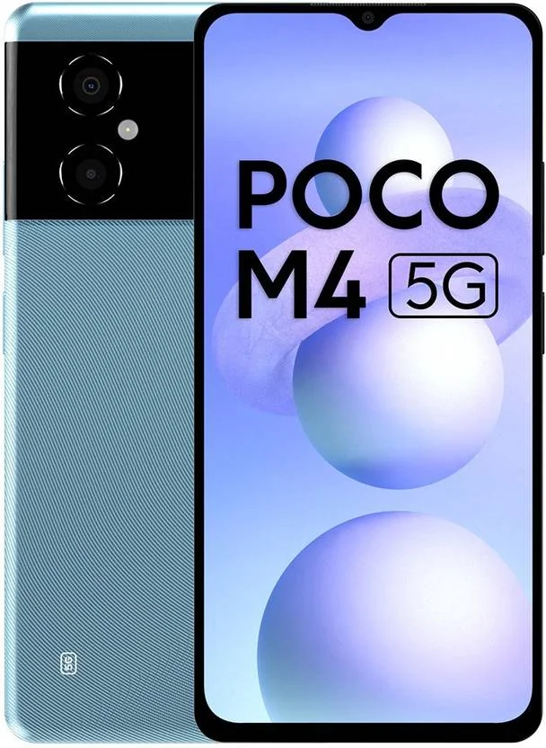 POCO M4 5G (Cool Blue, 128 GB)  (6 GB RAM)