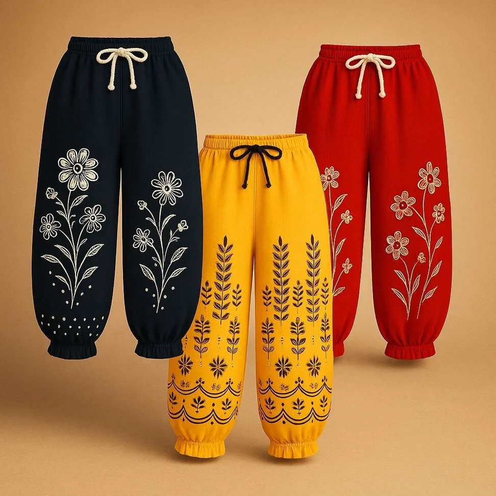 FASHIONATEWORLD Capri For Girls Casual Pure Cotton