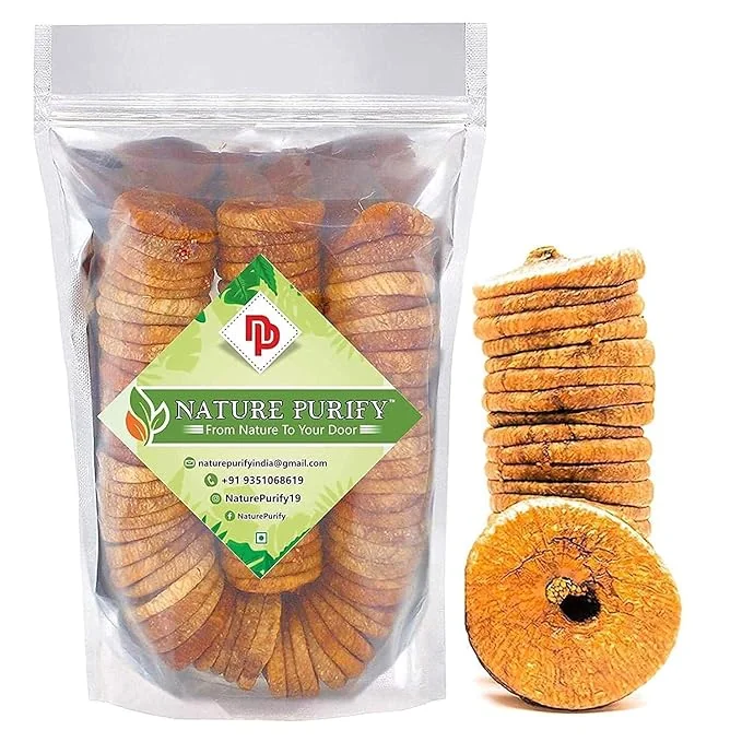 Nature Purify Premium Afghani Anjeer Figs 1KG | Afghanistan Dry Anjir (Dried Figs) Dry Fruits Good for Health,