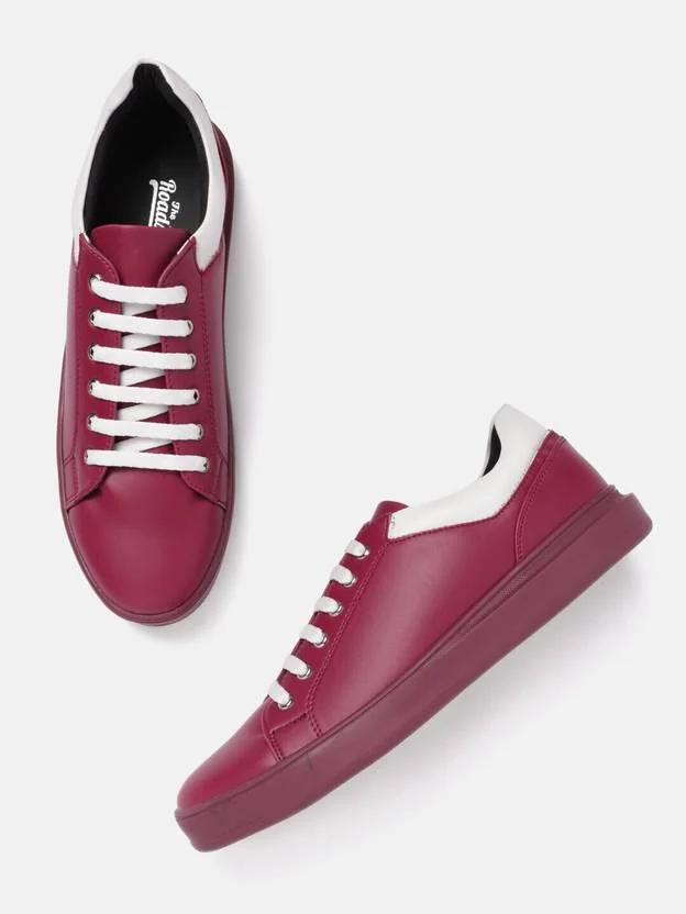 Roadster Sneakers For Women  (Maroon , 6)