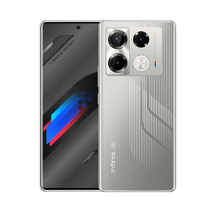 Infinix Note 40 Pro 5G (Racing Grey, 8GB RAM, 256GB Storage) 8 GB Virtual RAM | 3D Curved AMOLED 120Hz Display | 108MP OIS Triple Camera | Wireless Charging