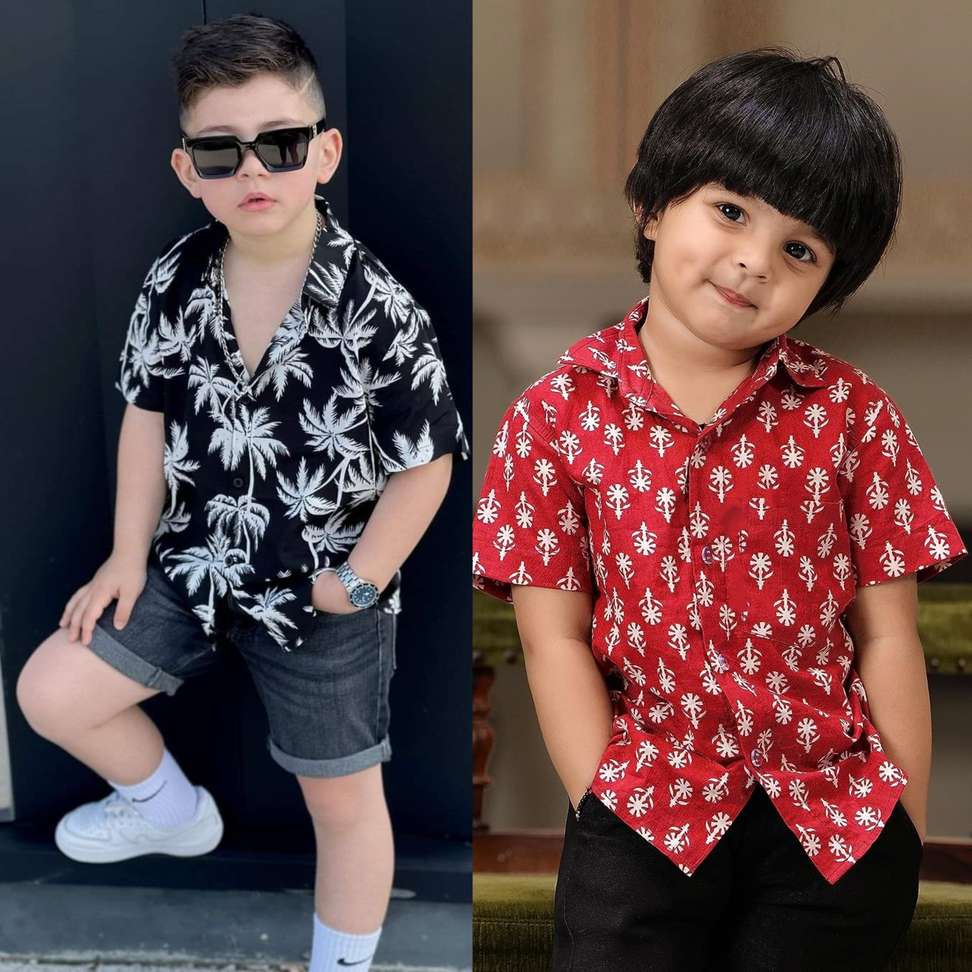 Boys Printed Casual Multicolor ShirtBoys Printed Casual Multicolor Shirt