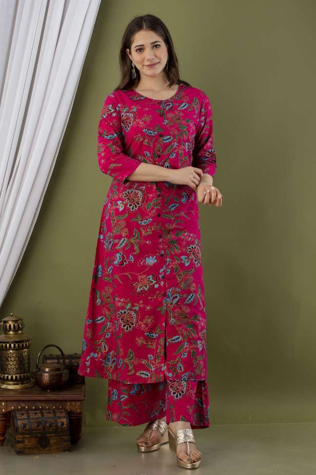 Women Kurta and Palazzo SetWomen Kurta and Palazzo Set