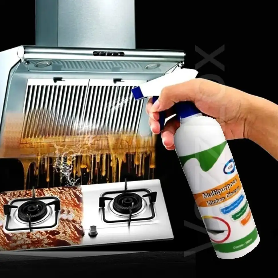 DIDMENT Kitchen Cleaner Spray Oil & Grease Stain Remover Stove & Chimney Cleaner Spray Kitchen Cleaner (500 ml)