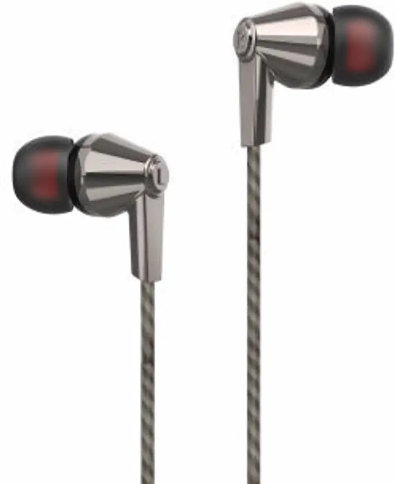UTRAX Tune50 wired Earphone With Mic, 10MM Driver, Powerful Bass and Clear Sound Wired Headset (Silver, In the Ear)